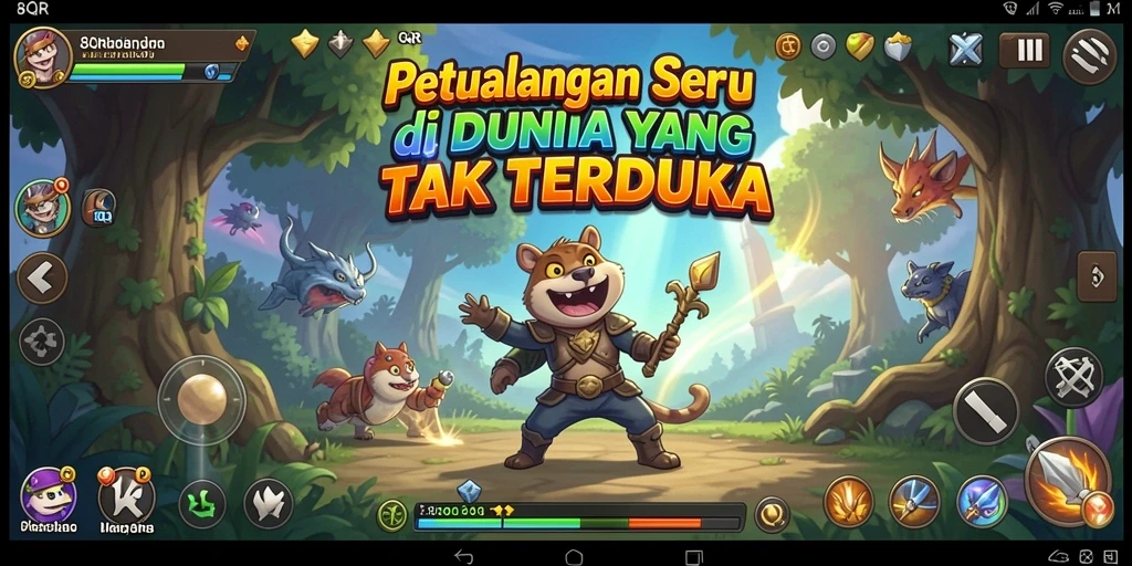 Screenshot 8QR menampilkan momen penting dalam petualangan seru.