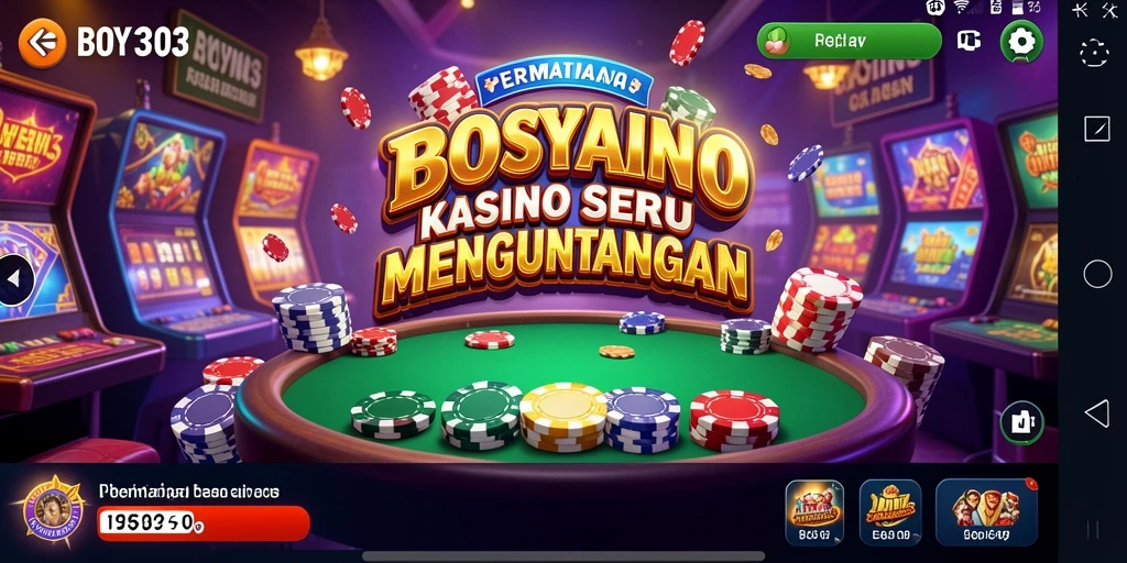 Tampilan gameplay menarik di BOY303 dengan berbagai pilihan permainan Kasino.