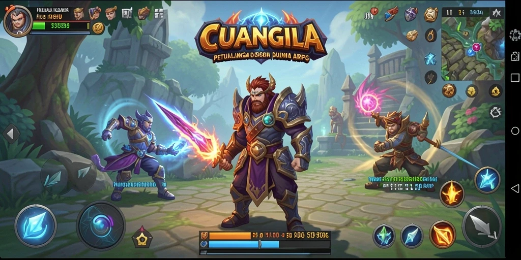 Tampilan gameplay epik CUANGILA di dunia ARPG yang menakjubkan.