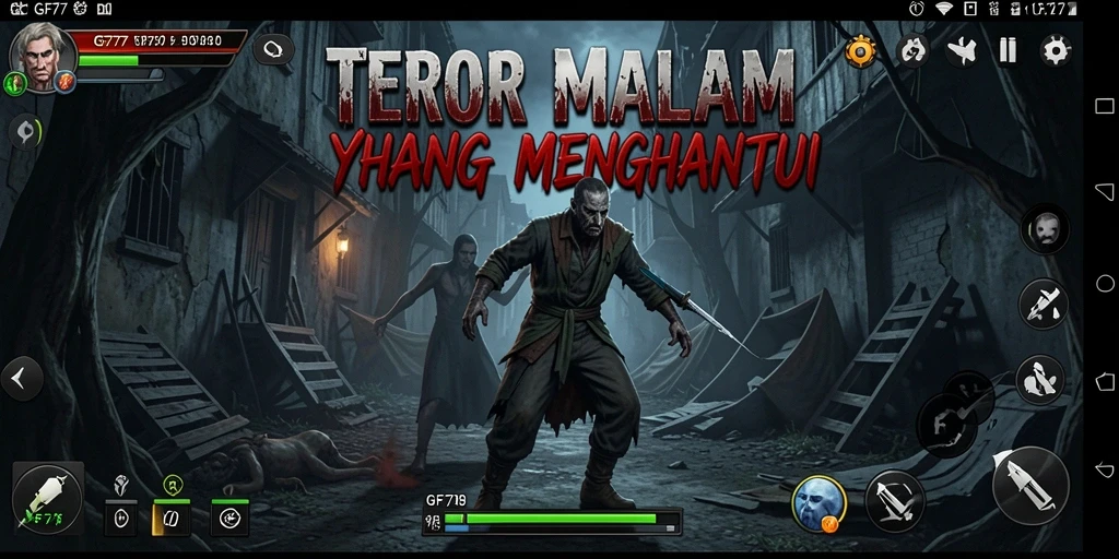 Tampilan gameplay GF777 yang menegangkan dan mencekam.
