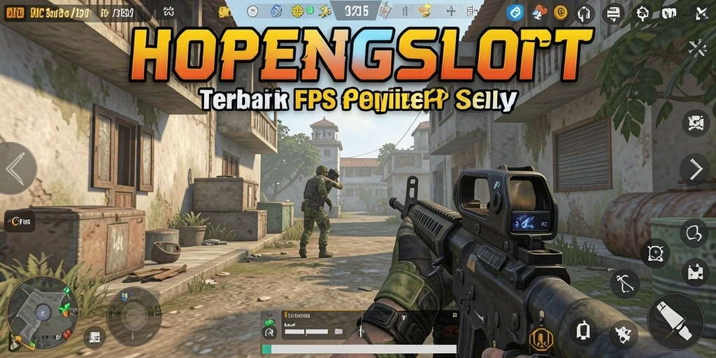 Tangkapan layar HOPENGSLOT menampilkan pertempuran FPS yang intens dan mendebarkan.