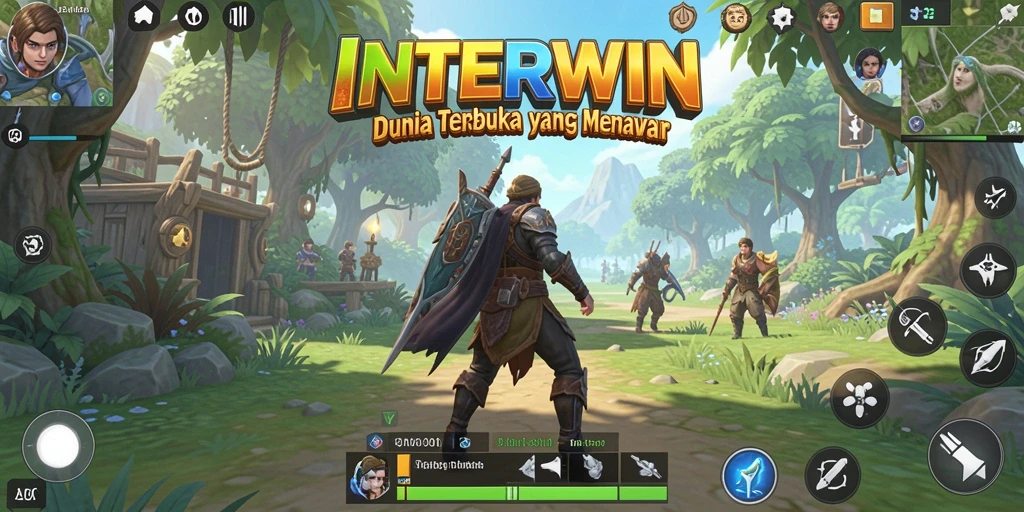 Gameplay INTERWIN yang menakjubkan di dunia terbuka.