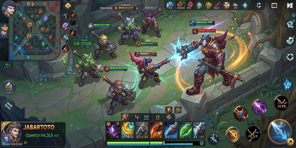 Tangkapan layar gameplay <strong>JABARTOTO</strong> dengan aksi pertarungan seru.