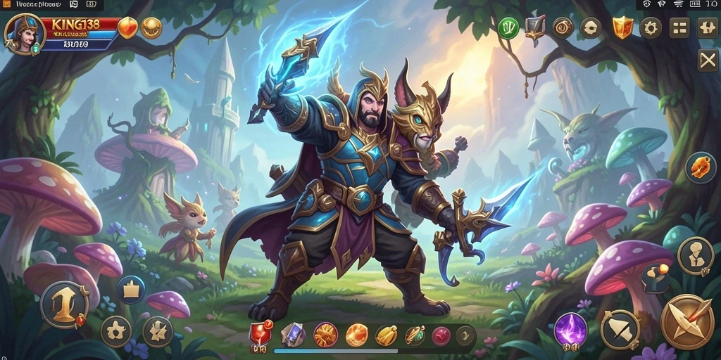 Tangkapan layar <strong>KING138</strong> menampilkan momen petualangan yang mendebarkan di dunia fantastis.