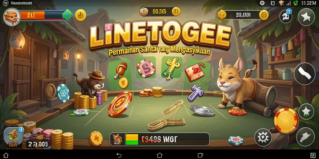 Tampilan gameplay LINETOGEL yang menarik dan penuh aksi.