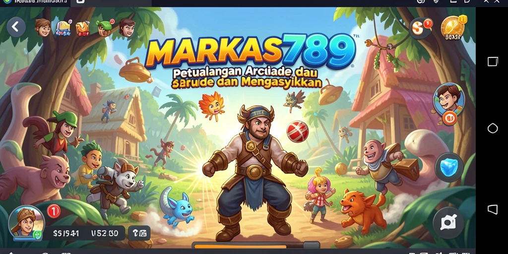 Tampilan menarik dari gameplay seru MARKAS789 di layar ponsel.