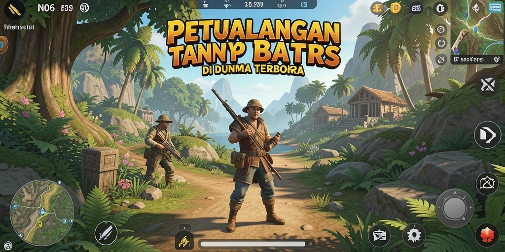 Tampilan menarik dari gameplay Open World N06 yang penuh petualangan.