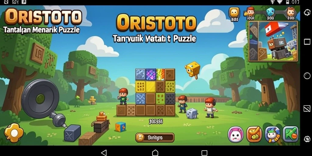 Tampilan gameplay seru dan menantang dari ORISTOTO.