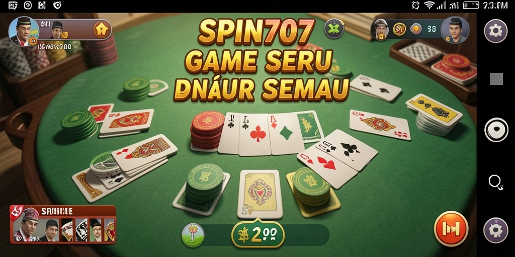Tampilan gameplay seru dan menegangkan di SPIN707.